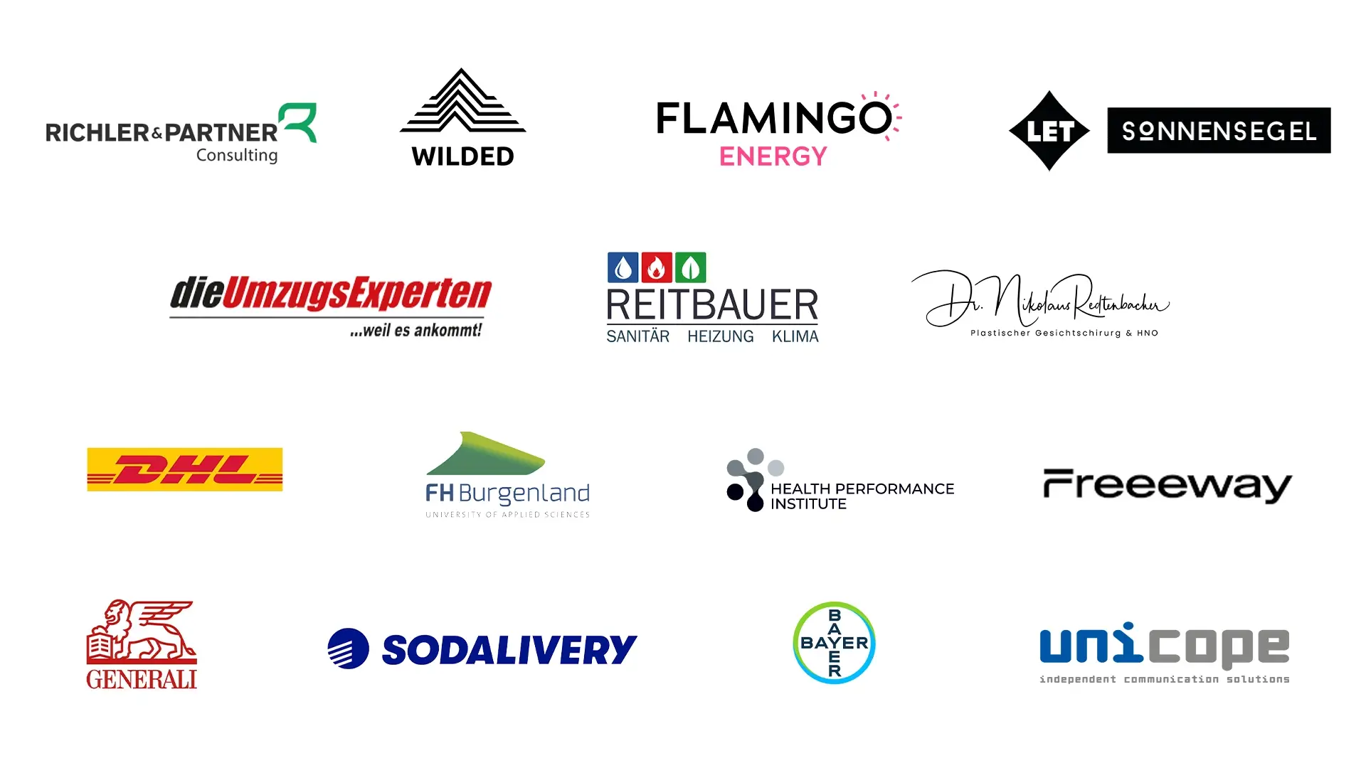 We work with great brands of all sizes